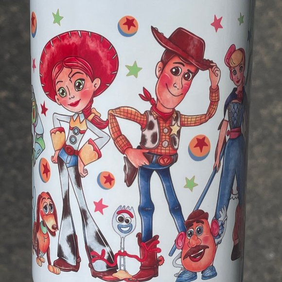 Custom 40 oz Tumbler Walt Disney Toy Story Woody Buzz Brand new double w… - Picture 8 of 9